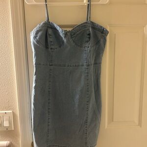 Forever 21 Light Blue Denim Top